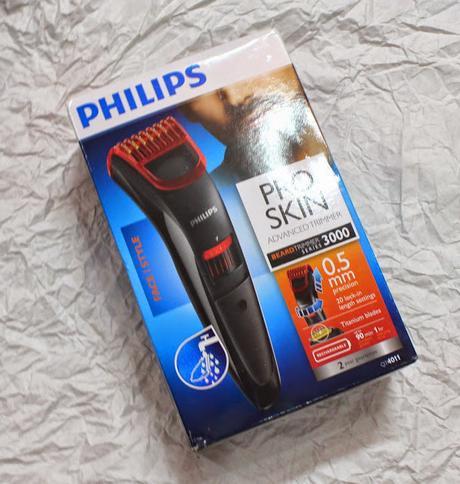 Unpacking Jabong Package Of Phillips Qt 4011 Men's Trimmer