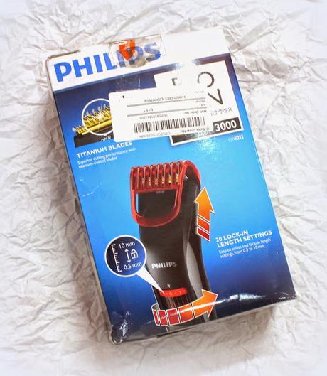 Unpacking Jabong Package Of Phillips Qt 4011 Men's Trimmer