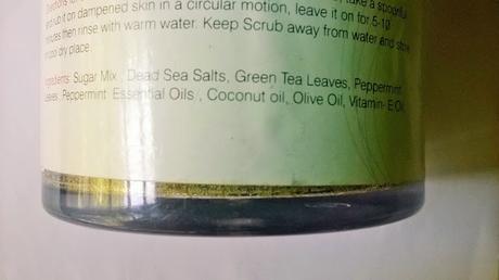 Juicy Chemistry Green Tea Peppermint Body Scrub Review