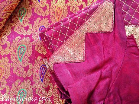 Kanchipuram Silk Saree Blouse Design 