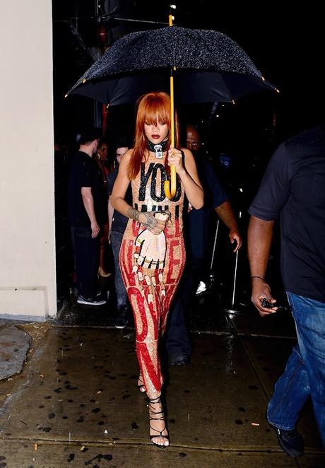 Rihanna Parties It Up In New York