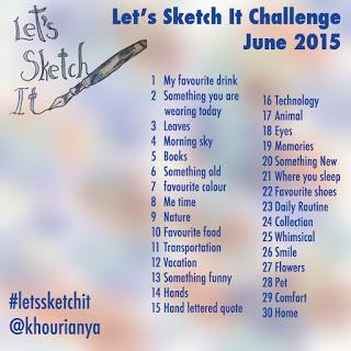Let's Sketch It - June 2015 Sketchbook Challenge