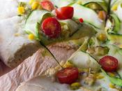 GUACAMOLE PIZZA WITH CORN &amp; ZUCCHINI