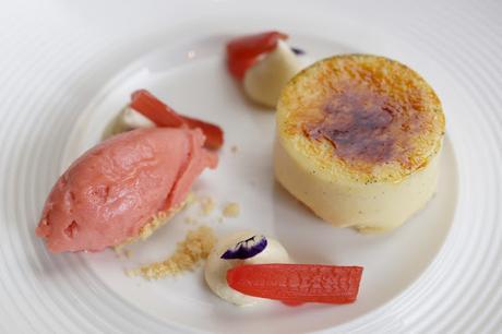 Hello Freckles Jesmond Dene House Lunch Rhubarb Desserts