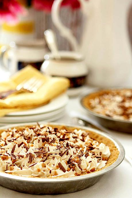 Caramel Banana Pie with Bourbon