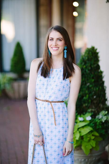 Lisi Lerch turquoise tassel earrings