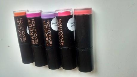 Makeup Revolution Lipsticks - Review