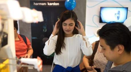 Janine Gutierrez wearing Harman Kardon Soho Wireless