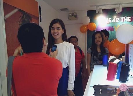 Janine Gutierrez at JBL Harman Kardon Showroom in Fairview Terraces