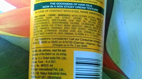 Garnier Fructis Triple Nutrition Oil-In-Cream Review