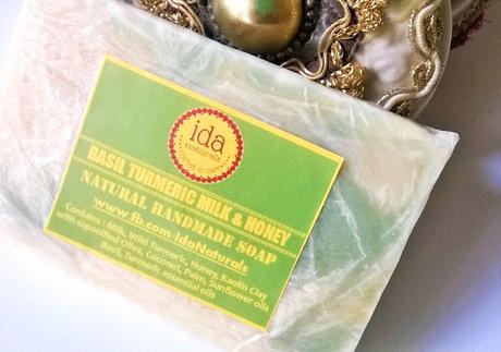 Ida Naturals Basil Turmeric Milk & Honey Natural Handmade Soap Review