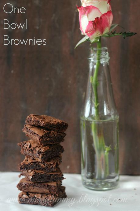 One Bowl Chocolate Brownies: With Eggless Option: Upper Crust Cafe Style