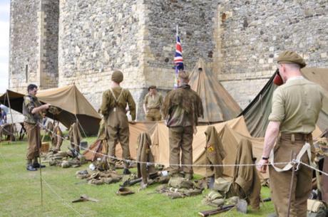 Dover Castle troops