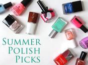 Summer Polish Picks Nail Swatches Dozen Shades Sizzling Heat