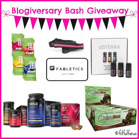 Blogiversary Bash Giveaway via @FitfulFocus