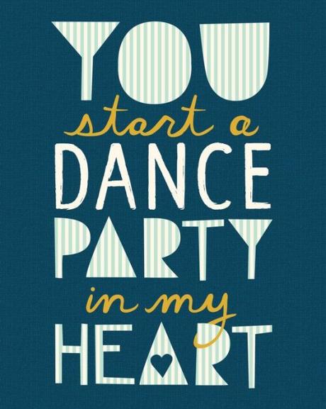 Dance Party Print Hillary Bird Etsy