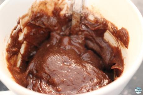 Double Choc Peanut Butter Mug Cake