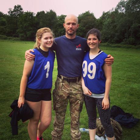 British Military Fitness class