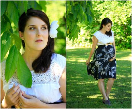 Freckles and Tropical Print | Shaped by Style