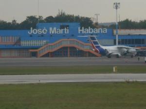 Jose Marti International Airport, Havana, Cuba.