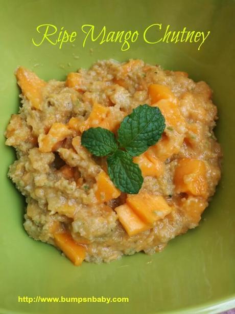 Ripe Mango Chutney Recipe in Minutes