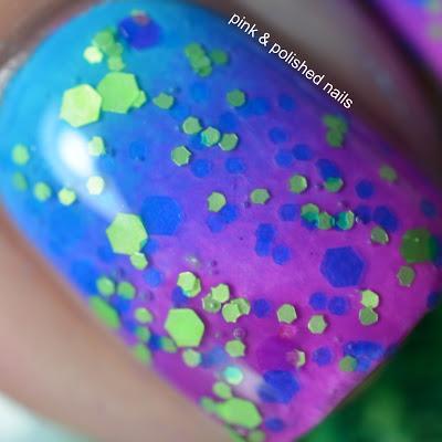 Neon Glitter Gradient