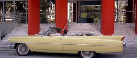 Scarface: Tony’s Tan Suit and Cadillac Poor Tony overshoots the