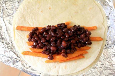 Sweet Potato & Black Bean Quesadillas. These are so delicious. A yummy vegan dish!! #SpringIntoFlavor #ad