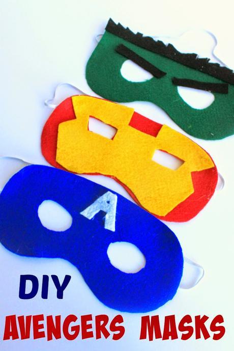 DIY Avengers Masks with patterns #AvengersUnite #ad DIY Avengers Masks with patterns #AvengersUnite #ad