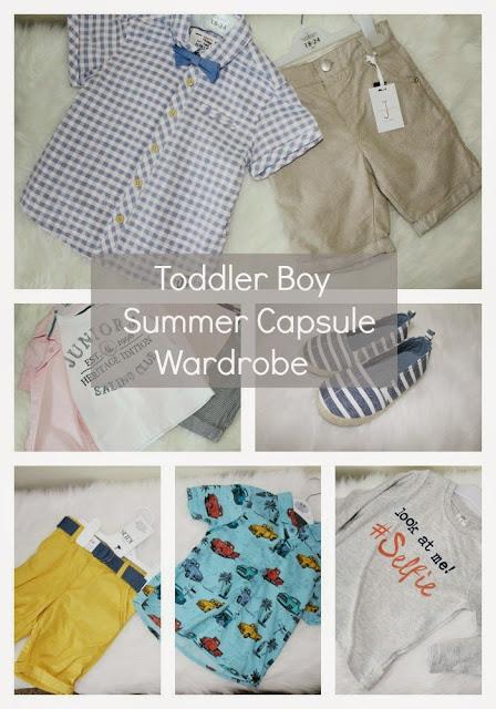 Toddler Boys Summer Capsule Wardrobe