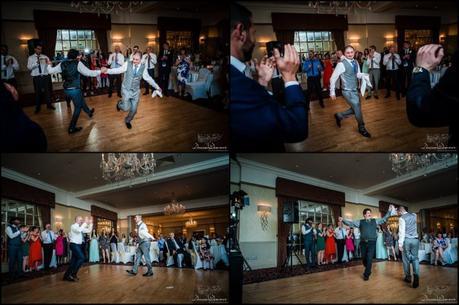 Greek Dancing at Hendon Hall wedding