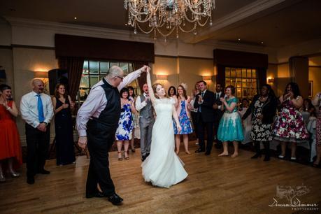 Bride on dance floor