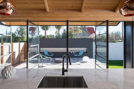 South Side Porch of Industrial Bungalow in Phoenix