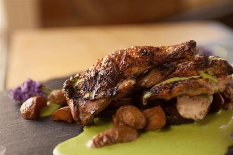 Quail with Green Pepper Recipe