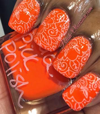 Chick Pick Polish - Neon Orange