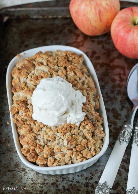 Small Serving Apple Crisp (GF, Vegan)