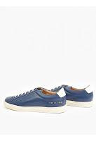 Summer Love For The Navy:  Common Projects Navy Leather Achilles Sneaker