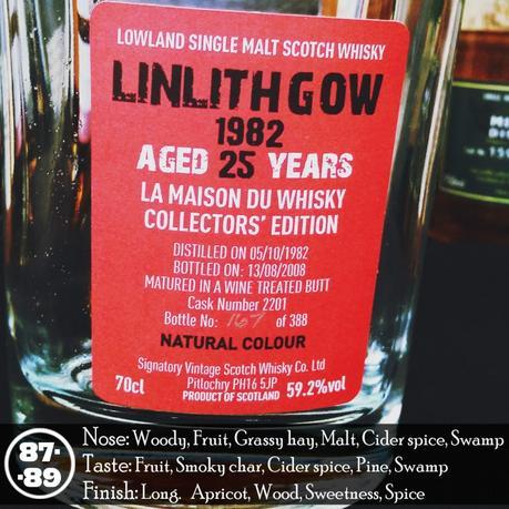 Linlithgow 25 Years 1982 Signatory Vintage