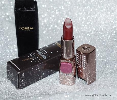 L'oreal Paris Color Riche Moist Matte Limited Edition Swarovski Lipstick-Review,swatches,On My Lips