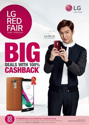 Win 100% Cashback With Lee Min Ho & LG Singapore !