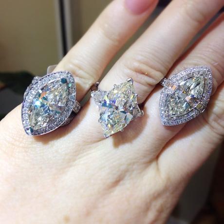 Marquise Diamond Engagement Rings