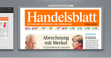 That’s entertainment: reading e-paper editions above the clouds That’s entertainment: reading e-paper editions above the clouds