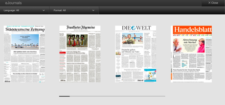 That’s entertainment: reading e-paper editions above the clouds That’s entertainment: reading e-paper editions above the clouds