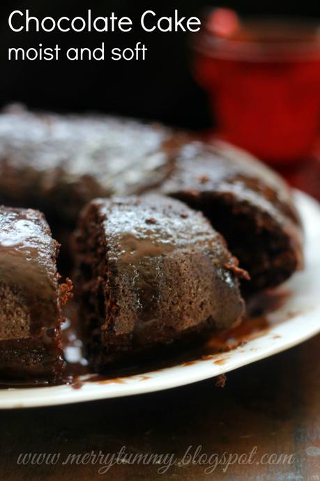 One Bowl Chocolate Cake: Butter and Oil Free: Moist Chocolate Cake