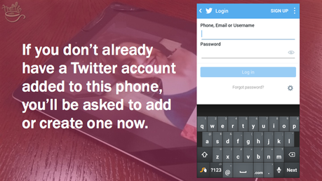 Periscope on Android Tutorial: set up a new Twitter account