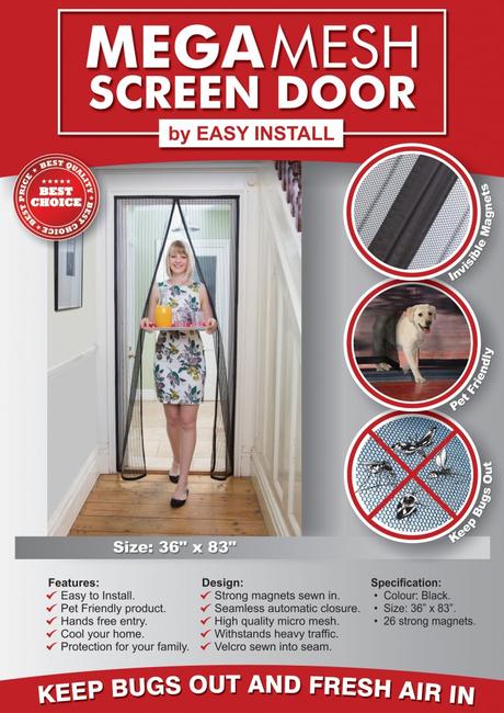 Mega Mesh Screen Door