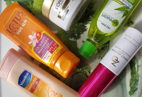 My Summer Skincare Heroes - Garnier, L'Oreal, Za, Vaseline and Lotus Herbals