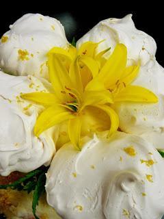 Cranberry and citrus cookies and an 80th birthday cake.