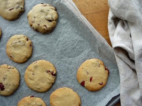 Cranberry and citrus cookies and an 80th birthday cake.