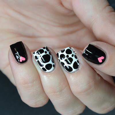 Cow Patterned Blobbicure